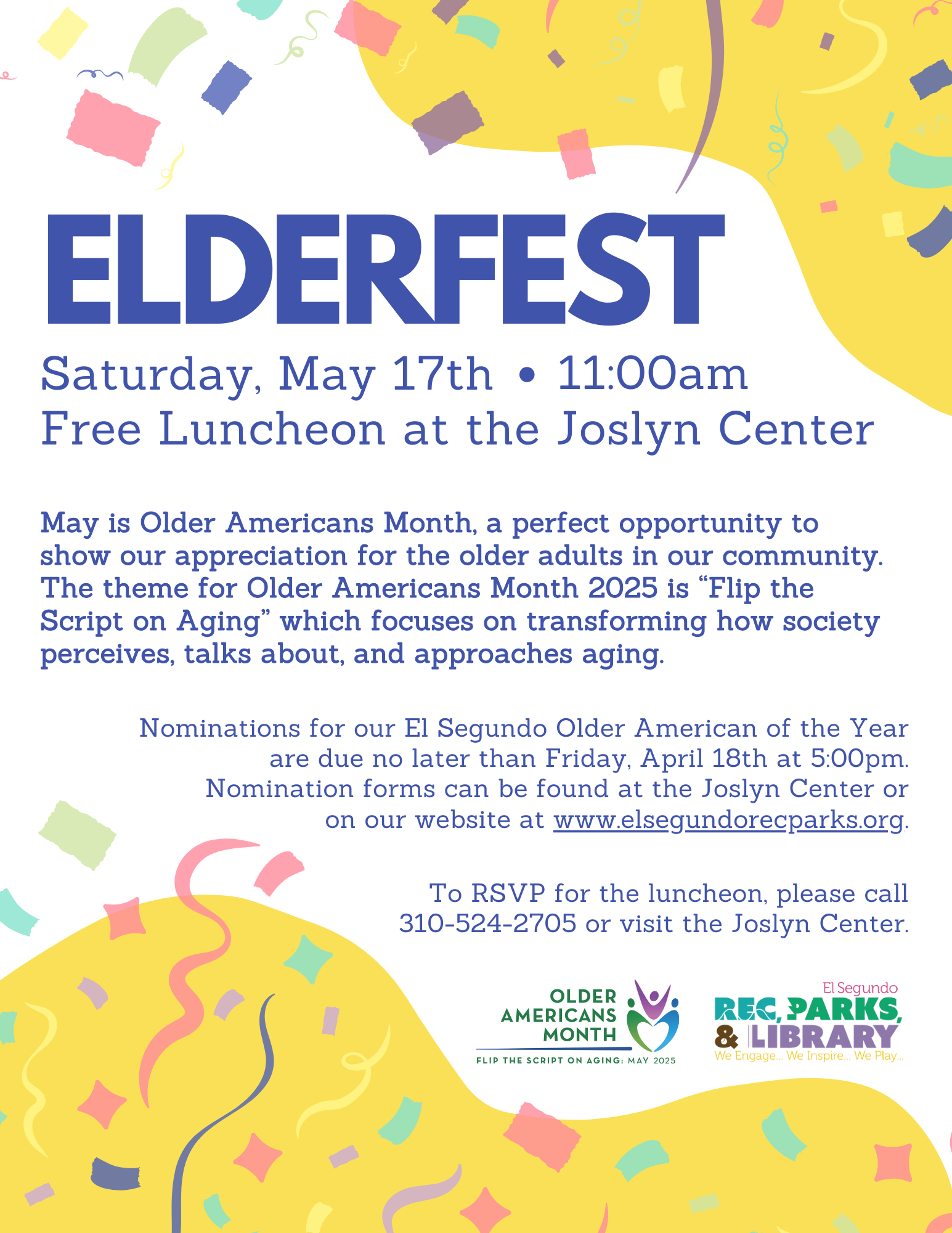 Elderfest 2025 Flyer