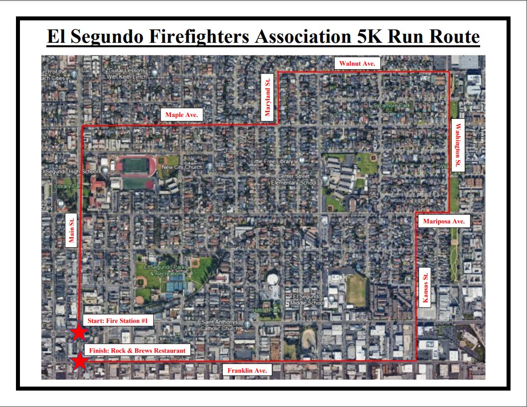 ESFD 5k Race Route