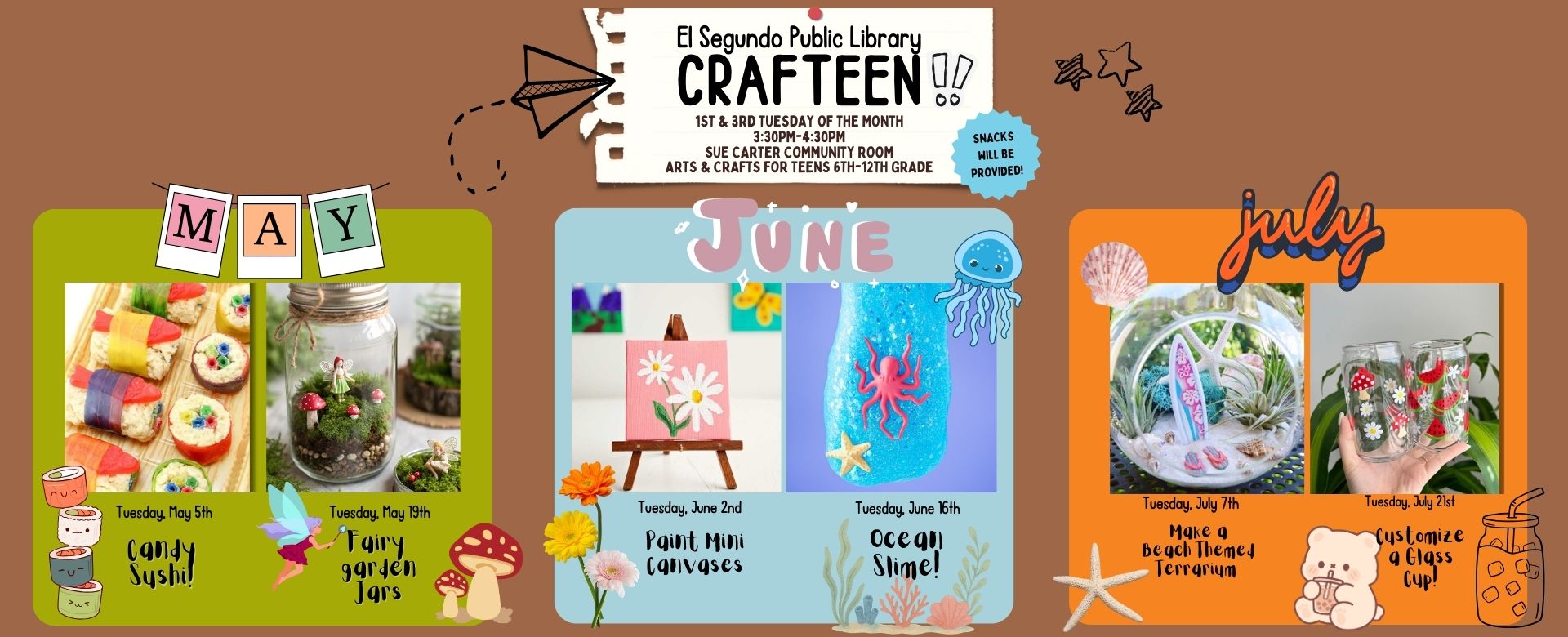 Crafteen Spring Poster (18 x 22 in) (1920 x 780 px)
