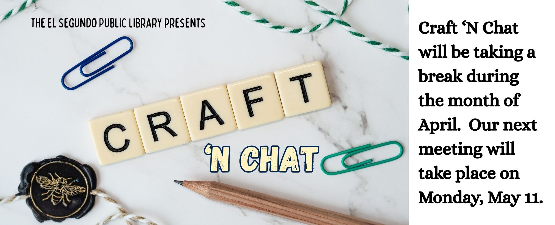 C&C April break banner